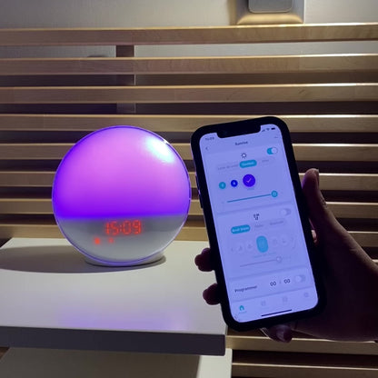 Réveil lumineux connecté
